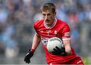 31 March 2024; Brendan Rogers of Derry during the Allianz Football League Division 1 Final match between Dublin and Derry at Croke Park in Dublin. Photo by Piaras Ó Mídheach/Sportsfile