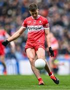 31 March 2024; Shane McGuigan of Derry during the Allianz Football League Division 1 Final match between Dublin and Derry at Croke Park in Dublin. Photo by Piaras Ó Mídheach/Sportsfile