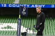 12 April 2024; La Rochelle head coach Ronan O'Gara during the La Rochelle captain's run at the Aviva Stadium in Dublin. Photo by Harry Murphy/Sportsfile