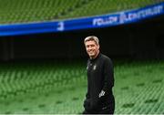 12 April 2024; La Rochelle head coach Ronan O'Gara during the La Rochelle captain's run at the Aviva Stadium in Dublin. Photo by Harry Murphy/Sportsfile