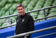 12 April 2024; La Rochelle head coach Ronan O'Gara during the La Rochelle captain's run at the Aviva Stadium in Dublin. Photo by Harry Murphy/Sportsfile