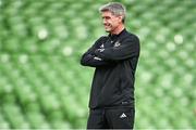 12 April 2024; La Rochelle head coach Ronan O'Gara during the La Rochelle captain's run at the Aviva Stadium in Dublin. Photo by Harry Murphy/Sportsfile