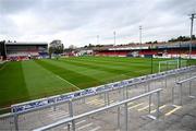 12 April 2024; A general view of Tolka Park before the SSE Airtricity Men's Premier Division match between Shelbourne and Bohemians at Tolka Park in Dublin. Photo by Stephen McCarthy/Sportsfile