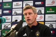 12 April 2024; La Rochelle head coach Ronan O'Gara during the La Rochelle media conference at the Aviva Stadium in Dublin. Photo by Harry Murphy/Sportsfile