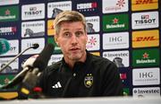 12 April 2024; La Rochelle head coach Ronan O'Gara during the La Rochelle media conference at the Aviva Stadium in Dublin. Photo by Harry Murphy/Sportsfile