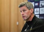 12 April 2024; La Rochelle head coach Ronan O'Gara during the La Rochelle media conference at the Aviva Stadium in Dublin. Photo by Harry Murphy/Sportsfile