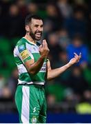 12 April 2024; Roberto Lopes of Shamrock Rovers during the SSE Airtricity Men's Premier Division match between Shamrock Rovers and Sligo Rovers at Tallaght Stadium in Dublin. Photo by Seb Daly/Sportsfile