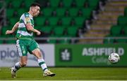 12 April 2024; Aaron Greene of Shamrock Rovers scores his side's third goal during the SSE Airtricity Men's Premier Division match between Shamrock Rovers and Sligo Rovers at Tallaght Stadium in Dublin. Photo by Seb Daly/Sportsfile