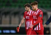 12 April 2024; Connor Malley of Sligo Rovers after his side's defeat in the SSE Airtricity Men's Premier Division match between Shamrock Rovers and Sligo Rovers at Tallaght Stadium in Dublin. Photo by Seb Daly/Sportsfile