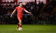 12 April 2024; Liam Burt of Shelbourne during the SSE Airtricity Men's Premier Division match between Shelbourne and Bohemians at Tolka Park in Dublin. Photo by Stephen McCarthy/Sportsfile