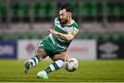 12 April 2024; Richie Towell of Shamrock Rovers during the SSE Airtricity Men's Premier Division match between Shamrock Rovers and Sligo Rovers at Tallaght Stadium in Dublin. Photo by Seb Daly/Sportsfile