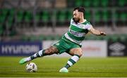 12 April 2024; Richie Towell of Shamrock Rovers during the SSE Airtricity Men's Premier Division match between Shamrock Rovers and Sligo Rovers at Tallaght Stadium in Dublin. Photo by Seb Daly/Sportsfile
