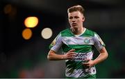 12 April 2024; Conan Noonan of Shamrock Rovers during the SSE Airtricity Men's Premier Division match between Shamrock Rovers and Sligo Rovers at Tallaght Stadium in Dublin. Photo by Seb Daly/Sportsfile