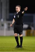 12 April 2024; Referee Kevin O'Sullivan during the SSE Airtricity Men's Premier Division match between Shamrock Rovers and Sligo Rovers at Tallaght Stadium in Dublin. Photo by Seb Daly/Sportsfile