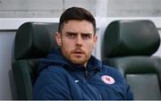 12 April 2024; Sligo Rovers manager John Russell before the SSE Airtricity Men's Premier Division match between Shamrock Rovers and Sligo Rovers at Tallaght Stadium in Dublin. Photo by Seb Daly/Sportsfile