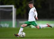 12 April 2024; Evan McLaughlin of Cork City during the SSE Airtricity Men's First Division match between UCD and Cork City at UCD Bowl in Belfield, Dublin. Photo by Shauna Clinton/Sportsfile