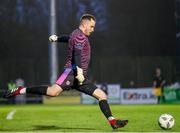 12 April 2024; Galway United goalkeeper Brendan Clarke during the SSE Airtricity Men's Premier Division match between Waterford and Galway United at Regional Sports Centre in Waterford. Photo by Michael P Ryan/Sportsfile