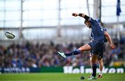 13 April 2024; Ross Byrne of Leinster kicks a conversion during the Investec Champions Cup quarter-final match between Leinster and La Rochelle at the Aviva Stadium in Dublin. Photo by Harry Murphy/Sportsfile