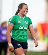 13 April 2024; Fiona Tuite of Ireland after the Women's Six Nations Rugby Championship match between Ireland and Wales at Virgin Media Park in Cork.  Photo by Brendan Moran/Sportsfile