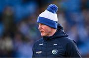 13 April 2024; Laois manager Justin McNulty before the Leinster GAA Football Senior Championship quarter-final match between Offaly and Laois at Laois Hire O’Moore Park in Portlaoise, Laois. Photo by Piaras Ó Mídheach/Sportsfile