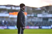 13 April 2024; Down manager Conor Laverty during the Ulster GAA Football Senior Championship quarter-final match between Down and Antrim at Páirc Esler in Newry, Down. Photo by Ben McShane/Sportsfile