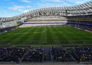 13 April 2024; A general view inside the stadium during the Investec Champions Cup quarter-final match between Leinster and La Rochelle at the Aviva Stadium in Dublin. Photo by Harry Murphy/Sportsfile