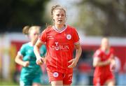13 April 2024; Christie Gray of Shelbourne during the SSE Airtricity Women's Premier Division match between Shelbourne and Shamrock Rovers at Tolka Park in Dublin. Photo by Stephen McCarthy/Sportsfile