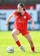 13 April 2024; Hannah Healy of Shelbourne during the SSE Airtricity Women's Premier Division match between Shelbourne and Shamrock Rovers at Tolka Park in Dublin. Photo by Stephen McCarthy/Sportsfile