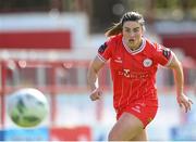 13 April 2024; Jemma Quinn of Shelbourne during the SSE Airtricity Women's Premier Division match between Shelbourne and Shamrock Rovers at Tolka Park in Dublin. Photo by Stephen McCarthy/Sportsfile