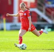 13 April 2024; Leah Doyle of Shelbourne during the SSE Airtricity Women's Premier Division match between Shelbourne and Shamrock Rovers at Tolka Park in Dublin. Photo by Stephen McCarthy/Sportsfile