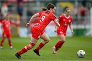 13 April 2024; Rebecca Devereux of Shelbourne during the SSE Airtricity Women's Premier Division match between Shelbourne and Shamrock Rovers at Tolka Park in Dublin. Photo by Stephen McCarthy/Sportsfile