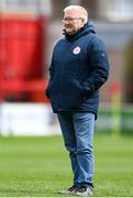 13 April 2024; Liam Ward, Shelbourne FC EXCo member, before the SSE Airtricity Women's Premier Division match between Shelbourne and Shamrock Rovers at Tolka Park in Dublin. Photo by Stephen McCarthy/Sportsfile