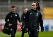 13 April 2024; Shamrock Rovers physiotherapist Penny Walker before the SSE Airtricity Women's Premier Division match between Shelbourne and Shamrock Rovers at Tolka Park in Dublin. Photo by Stephen McCarthy/Sportsfile