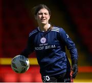 13 April 2024; Shelbourne goalkeeeper Caoimhe Magee during the SSE Airtricity Women's Premier Division match between Shelbourne and Shamrock Rovers at Tolka Park in Dublin. Photo by Stephen McCarthy/Sportsfile