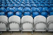 14 April 2024; A general view of the newly installed seats in the Hogan Stand before the Leinster GAA Football Senior Championship quarter-final match between Dublin and Meath at Croke Park in Dublin. Photo by Brendan Moran/Sportsfile