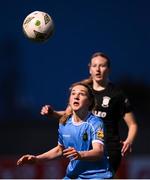 13 April 2024; Ellen Dolan of Peamount United during the SSE Airtricity Women's Premier Division match between Athlone Town and Peamount United at Athlone Town Stadium in Westmeath. Photo by Stephen McCarthy/Sportsfile