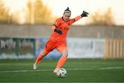 13 April 2024; Peamount United goalkeeper Niamh Reid Burke during the SSE Airtricity Women's Premier Division match between Athlone Town and Peamount United at Athlone Town Stadium in Westmeath. Photo by Stephen McCarthy/Sportsfile