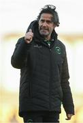 13 April 2024; Peamount United coach Sean Byrne before the SSE Airtricity Women's Premier Division match between Athlone Town and Peamount United at Athlone Town Stadium in Westmeath. Photo by Stephen McCarthy/Sportsfile
