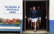 14 April 2024; Patrick O'Keane of Wicklow makes his way to the pitch before the Leinster GAA Football Senior Championship quarter-final match between Kildare and Wicklow at Laois Hire O’Moore Park in Portlaoise, Laois. Photo by Sam Barnes/Sportsfile