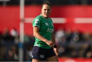 13 April 2024; Béibhinn Parsons of Ireland during the Women's Six Nations Rugby Championship match between Ireland and Wales at Virgin Media Park in Cork.  Photo by Brendan Moran/Sportsfile