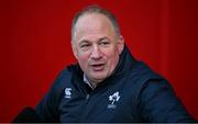 13 April 2024; Incoming IRFU performance director David Humphreys after the Women's Six Nations Rugby Championship match between Ireland and Wales at Virgin Media Park in Cork.  Photo by Brendan Moran/Sportsfile