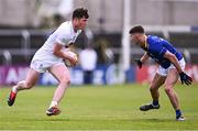 14 April 2024; Alex Beirne of Kildare in action against Darragh Fee of Wicklow during the Leinster GAA Football Senior Championship quarter-final match between Kildare and Wicklow at Laois Hire O’Moore Park in Portlaoise, Laois. Photo by Piaras Ó Mídheach/Sportsfile