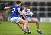 14 April 2024; Darragh Kirwan of Kildare in action against Malachy Stone of Wicklow during the Leinster GAA Football Senior Championship quarter-final match between Kildare and Wicklow at Laois Hire O’Moore Park in Portlaoise, Laois. Photo by Sam Barnes/Sportsfile