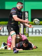 14 April 2024; Shamus Hurley-Langton of Connacht during the EPCR Challenge Cup quarter-final match between Benetton and Connacht at Stadio Monigo in Treviso, Italy. Photo by Roberto Bregani/Sportsfile