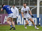 14 April 2024; Jack Sargent of Kildare celebrates after scoring a late point to win the game as Gavin Fogarty of Wicklow reacts during the Leinster GAA Football Senior Championship quarter-final match between Kildare and Wicklow at Laois Hire O’Moore Park in Portlaoise, Laois. Photo by Sam Barnes/Sportsfile