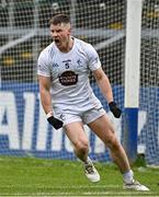 14 April 2024; Jack Sargent of Kildare celebrates after scoring a late point to win the game during the Leinster GAA Football Senior Championship quarter-final match between Kildare and Wicklow at Laois Hire O’Moore Park in Portlaoise, Laois. Photo by Sam Barnes/Sportsfile