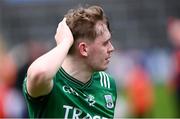 14 April 2024; Josh Largo Elis of Fermanagh after the Ulster GAA Football Senior Championship quarter-final match between Fermanagh and Armagh at Brewster Park in Enniskillen, Fermanagh. Photo by Ramsey Cardy/Sportsfile