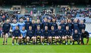 14 April 2024; The Dublin team before the Leinster GAA Football Senior Championship quarter-final match between Dublin and Meath at Croke Park in Dublin. Photo by David Fitzgerald/Sportsfile