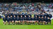 14 April 2024; The Meath team before the Leinster GAA Football Senior Championship quarter-final match between Dublin and Meath at Croke Park in Dublin. Photo by David Fitzgerald/Sportsfile