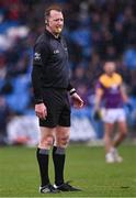 14 April 2024; Referee Séamus Mulhare during the Leinster GAA Football Senior Championship quarter-final match between Louth and Wexford at Laois Hire O’Moore Park in Portlaoise, Laois. Photo by Piaras Ó Mídheach/Sportsfile